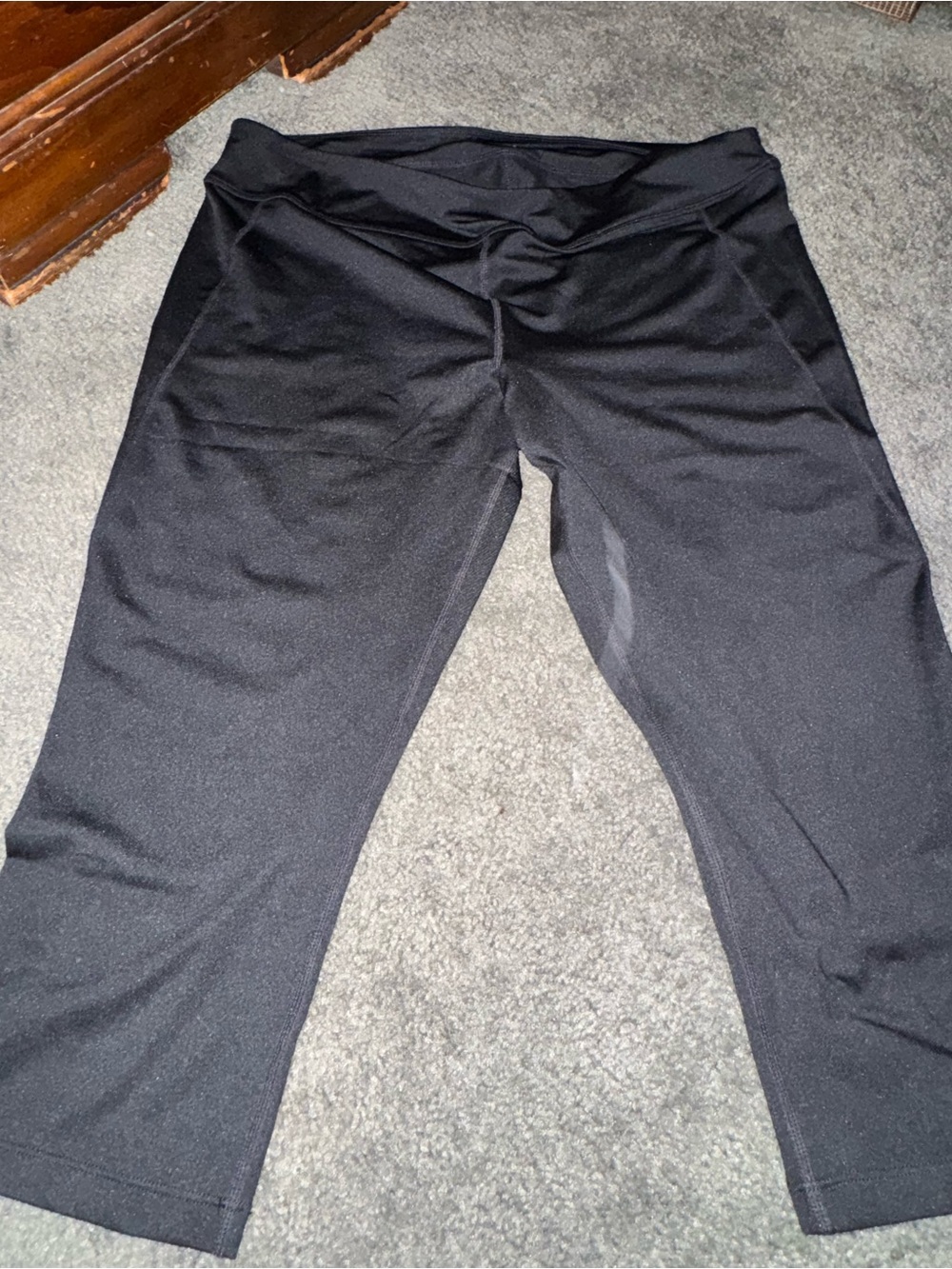 Fila Black Cropped Leggings